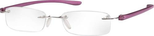 Eschenbach Lesebrille, randlos, oval, Purpur - Bild 1
