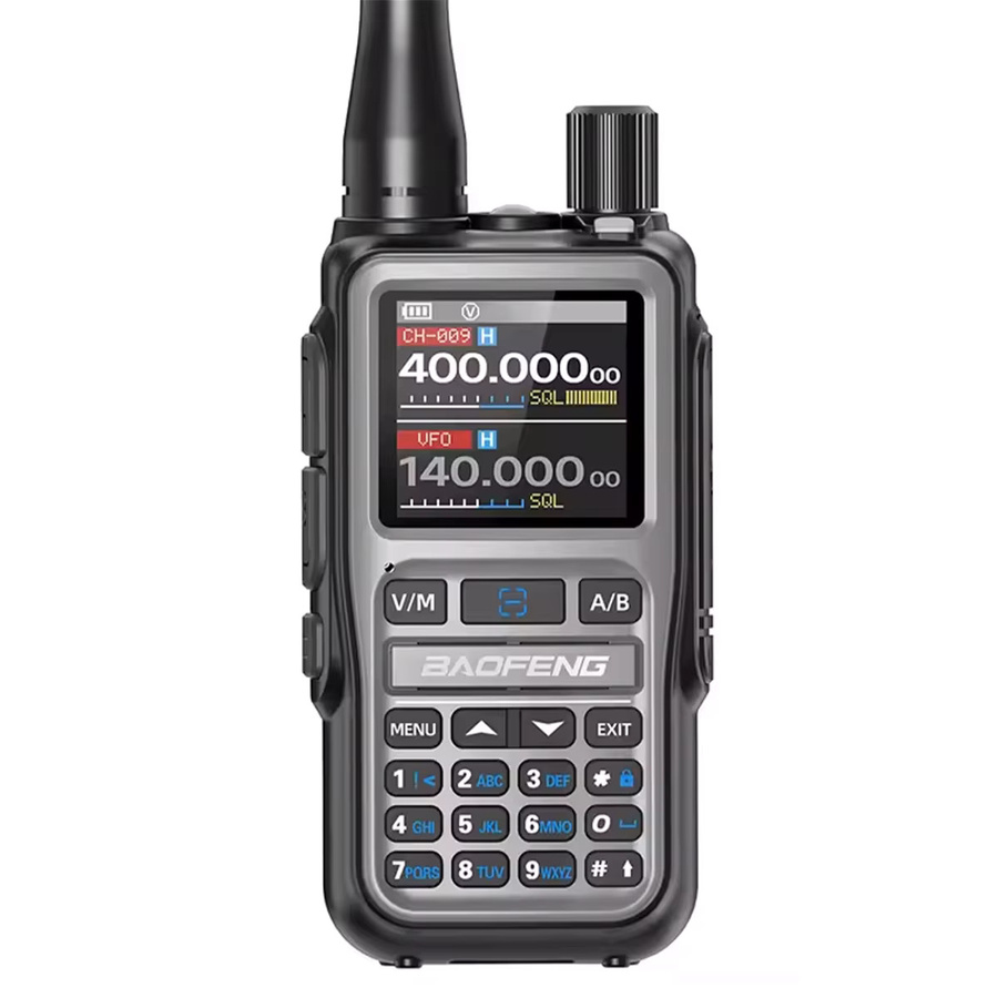 Baofeng UV-5R Mini Walkie Talkie Set mit Bluetooth und USB-C Ladegerät in Schwarz oder Grau - Bild 7