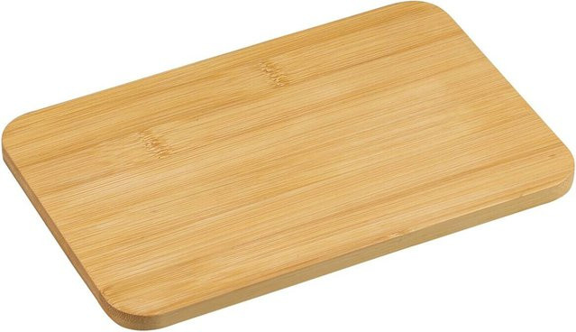 Kesper Schneidbrett aus Bambus in Beige und Transparent, rechteckig, B/T/H: 23 x 15 x 1 cm - Bild 1