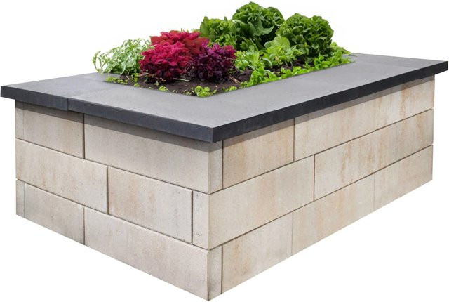 EHL Hochbeet CityPur mit Tribus-Set in Sandstein-Nuanciert, B/T/H: 173 x 93 x 59 cm - Bild 1