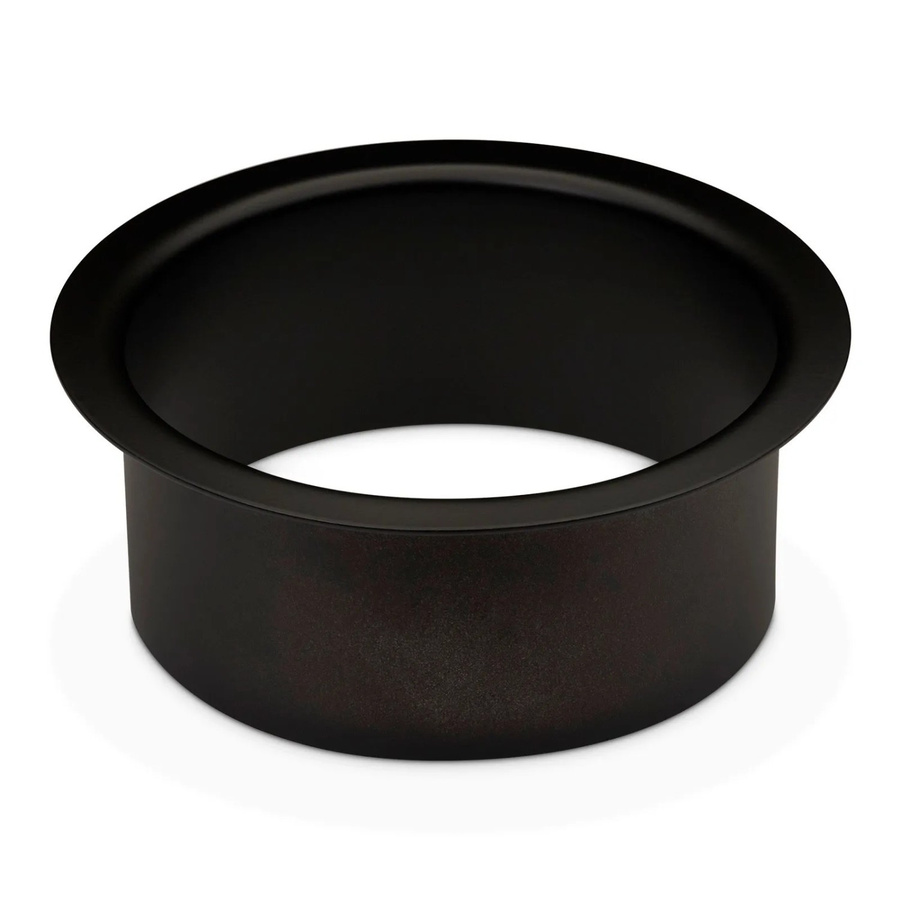 SO-TECH Durchwurfring aus Edelstahl in Schwarz matt, Durchmesser: 18 cm, Höhe: 7 cm - Bild 2