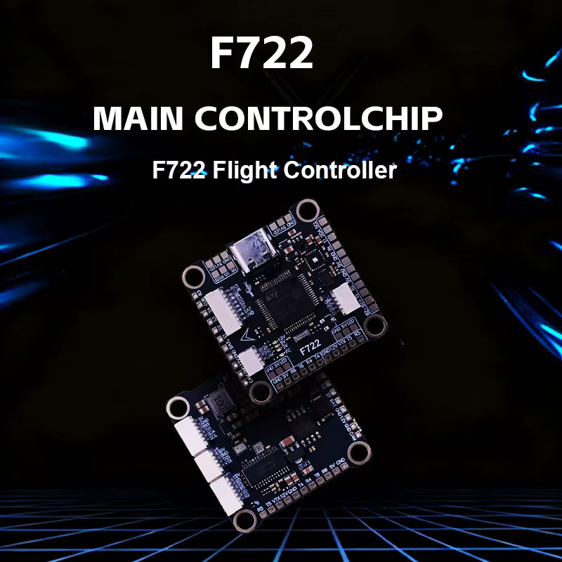 HPXGRC F722 Flugcontroller BMI270 mit 4-in-1 Brushless ESC Stack in Schwarz, B/T/H: 30,5 x 30,5 mm, für FPV Freestyle Racing Drohnen - Bild 3