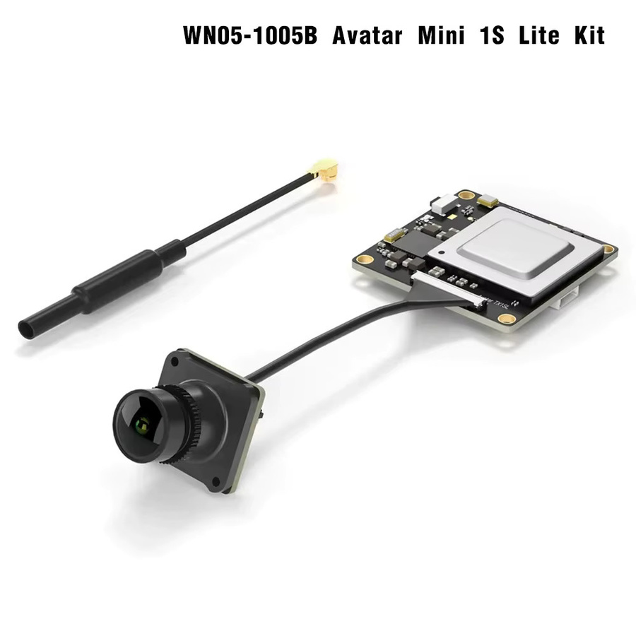 Caddx Walksnail Avatar HD Mini 1s Kit V3 VTX Nano-Kamera mit 1080P 60fps und geringer Latenz für FPV-Renndrohnen in Schwarz - Bild 2