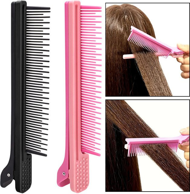 Multifunktionaler Salon Friseur Kamm mit Clips und Ratte - Bild 1