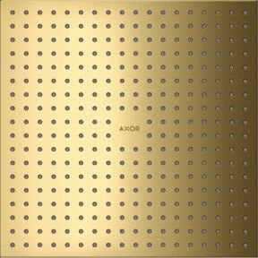Hansgrohe Axor Kopfbrause Rain Overhead in Gold, quadratisch, B/B/H: 30 x 30 x 3 cm - Bild 1