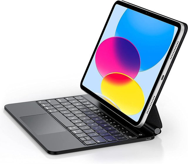 ESR Rebound Bluetooth Tastaturhülle für Apple iPad (2025) und (2022), Schwarz - Bild 1