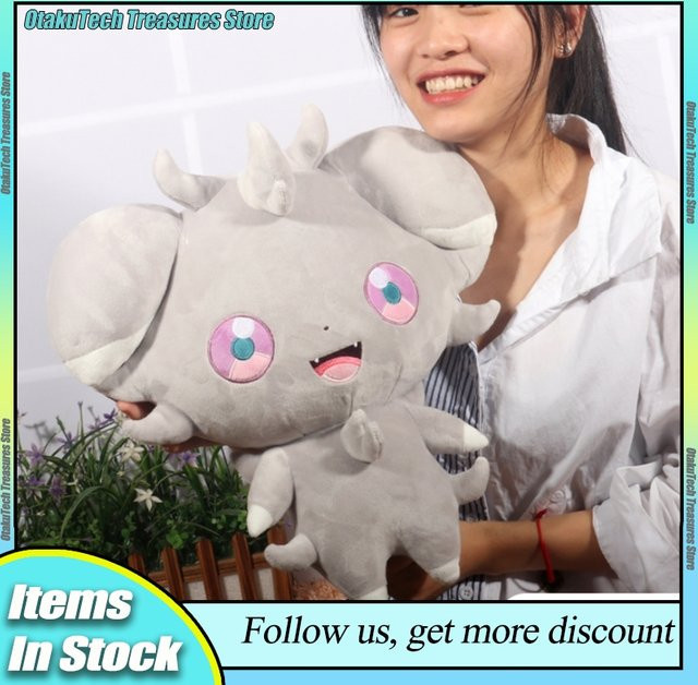 Bandai Pokémon Espurr Plüsch Kissen, 40cm, Grau - Bild 1