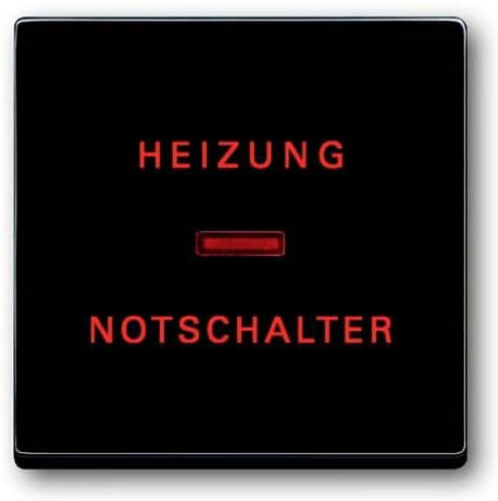 Busch-Jaeger Abdeckung Heizungs-Notschalter Busch-axcent Carat Future Linear Dynasty in Anthrazit Schwarz-Grau 2CKA001751A2929 - Bild 1