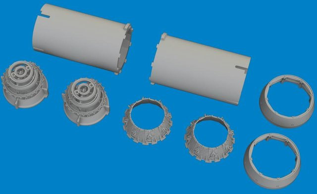 Eduard Jaguar GR.1 Exhaust nozzles - Print [Airfx] - Bild 1
