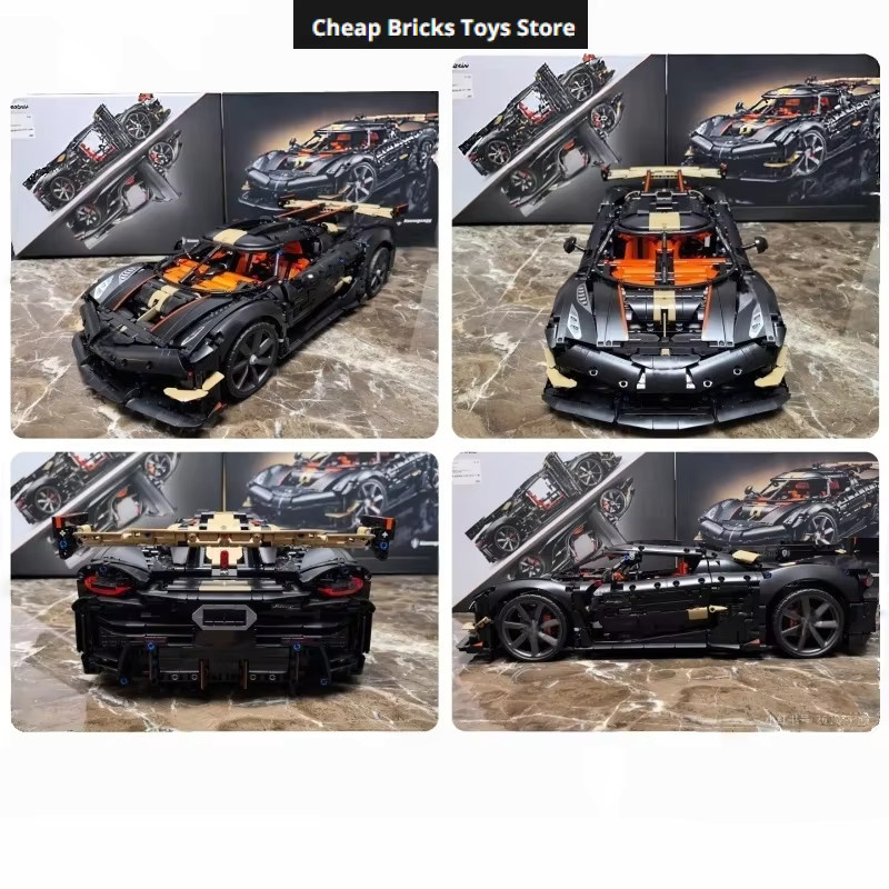 Hot Toys V8 Rennwagen Supersportwagen Hypercar, Bausteine, 4104 Teile, 18+ - Bild 5