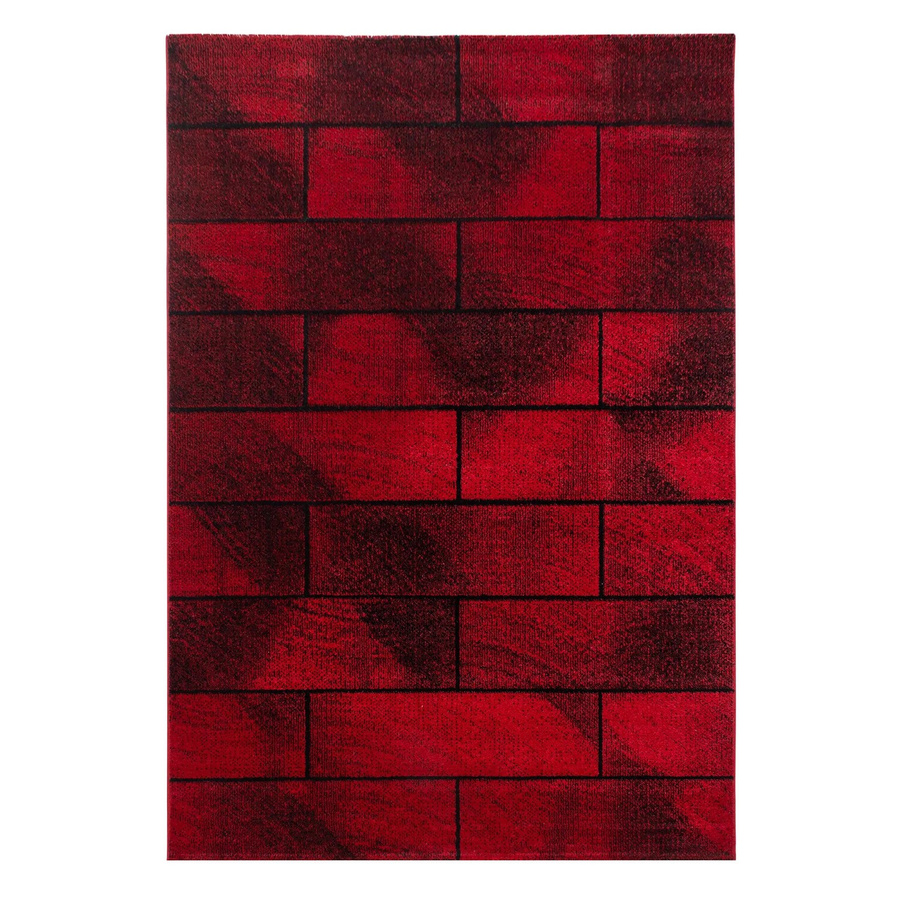 Ayyildiz Kurzflorteppich Beta 1110 Rot mit geometrischem Muster, Breite: 120 cm, Länge: 170 cm - Bild 2