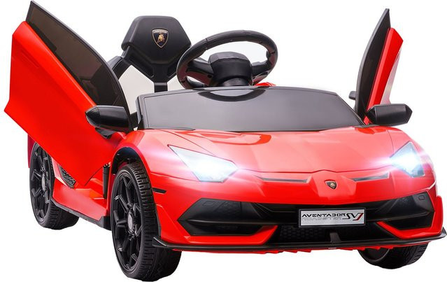 HOMCOM Lamborghini Elektroauto rot mit Licht und Sound - Bild 1
