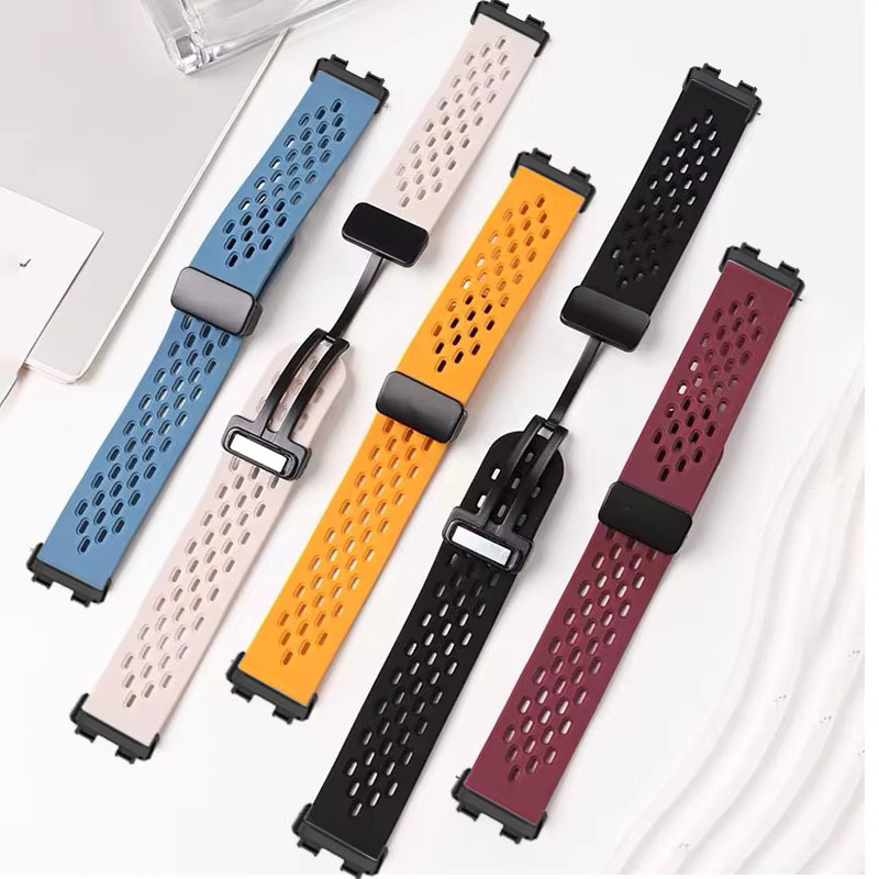 Huawei Uhrenarmband Silikon, Magnetisch - Bild 4