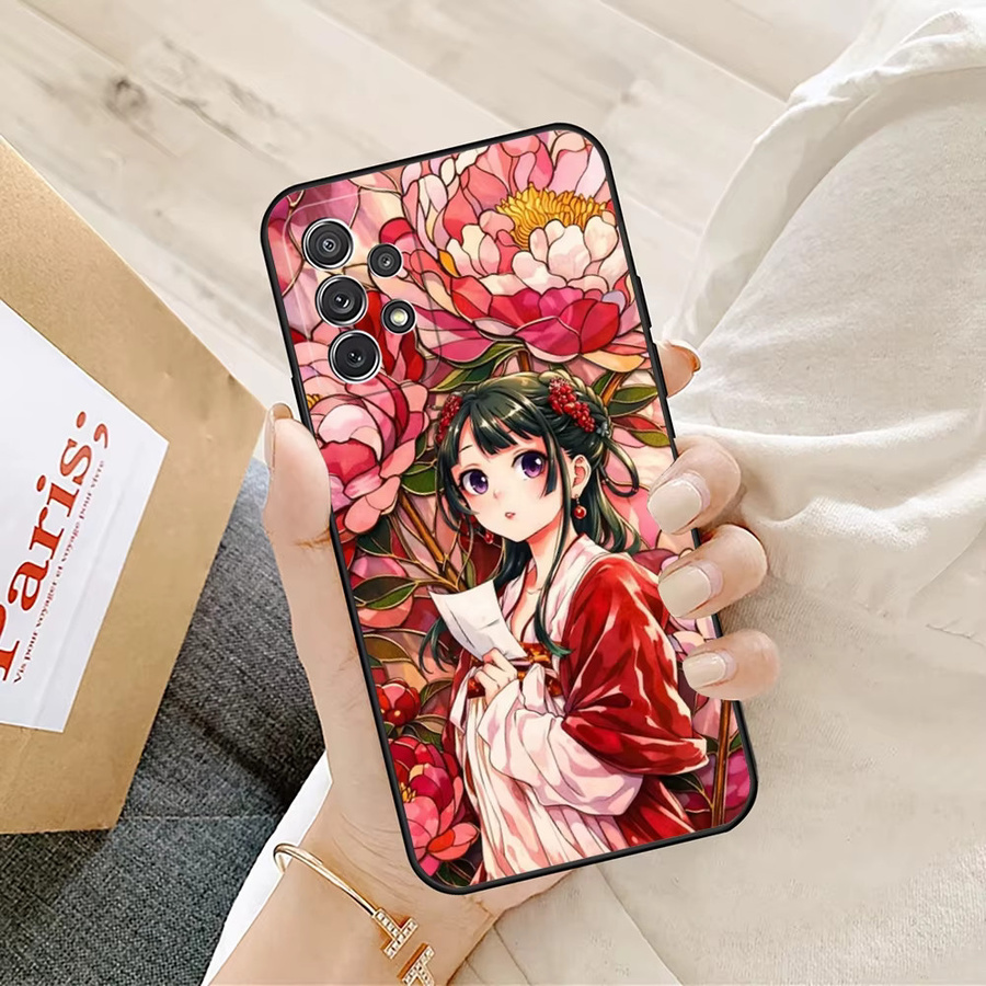 Maomao Anime Handyhülle für Samsung Galaxy S26 S25 S24 S23 Ultra S23 FE A16 A17 A37 A57 A15 A25 A35 Cover in Schwarz und Multicolour - Bild 2