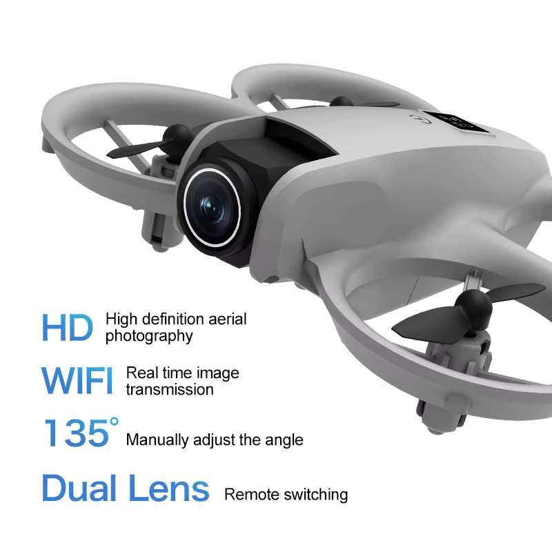 S116 Mini Drohne mit Dual-Kamera 6k/8k und Hinderniserkennung in Grau - Bild 3
