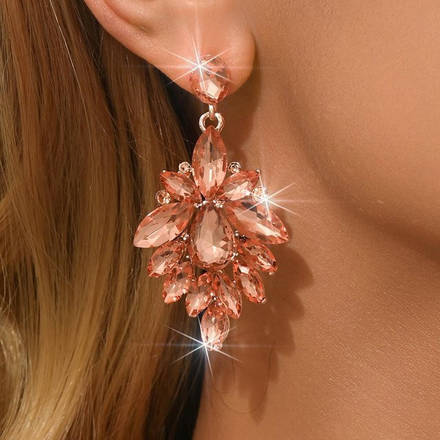 Rui Di Ohrringe, Diamantblumen-Design, Damen, brown - Bild 1