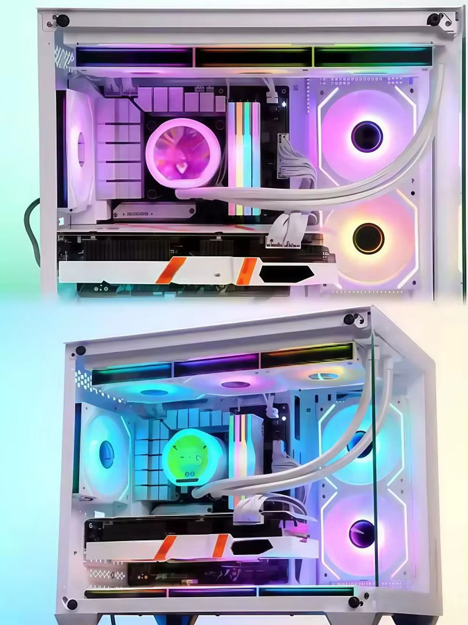 CX FUTRUE Gehäuselüfter in Weiß mit ARGB-Lichtsynchronisierung und hohem Luftstrom - Bild 4