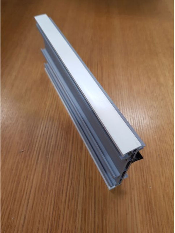 Meeth Verbreiterungsprofil aus Kunststoff PVC in Weiss - Bild 2
