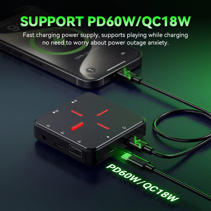 Gamwing M12 Mobile Game-Tastatur und Delta Force Mouse Controller-Konverter-Adapter für Android und iOS in Schwarz - Bild 3