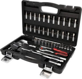KS Tools Steckschlüssel-Satz 1/4 Zoll, 51-teilig, Chrome Vanadium, Silber - Bild 2