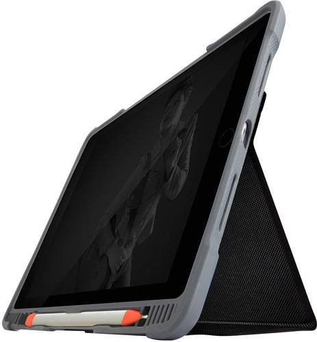 STM Goods Dux Plus Duo Tablet-Cover für Apple iPad 10.2 Zoll (Gen. 7, 8 und 9) in Transparent/Grau - Bild 1