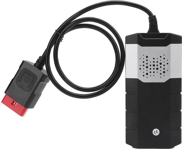 Fishine OBD2 Scanner Bluetooth LKW Automatisches Diagnosewerkzeug Ersatz für Ak Ds150e, Schwarz - Bild 1