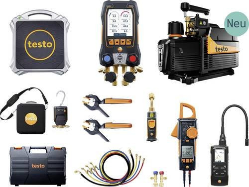 Testo Wärmepumpen-Profi-Set 558s für Druck, Temperatur und Vakuum in Multicolor - Bild 1