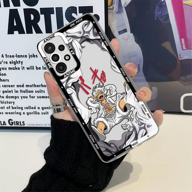 Transparente One Piece Luffy Handyhülle für Samsung Galaxy A-Serie - Bild 1