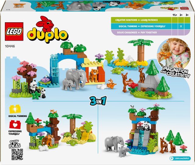 LEGO DUPLO Wildtier-Familien 3-in-1-Set ab 2 Jahren - Bild 1