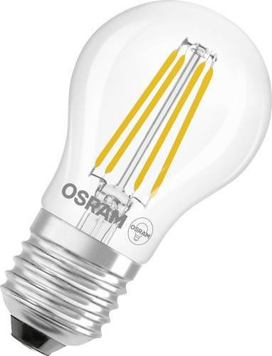 Osram LED Leuchtmittel E27 Tropfenform Warmweiß Klar 3,4 W 470 lm - Bild 1
