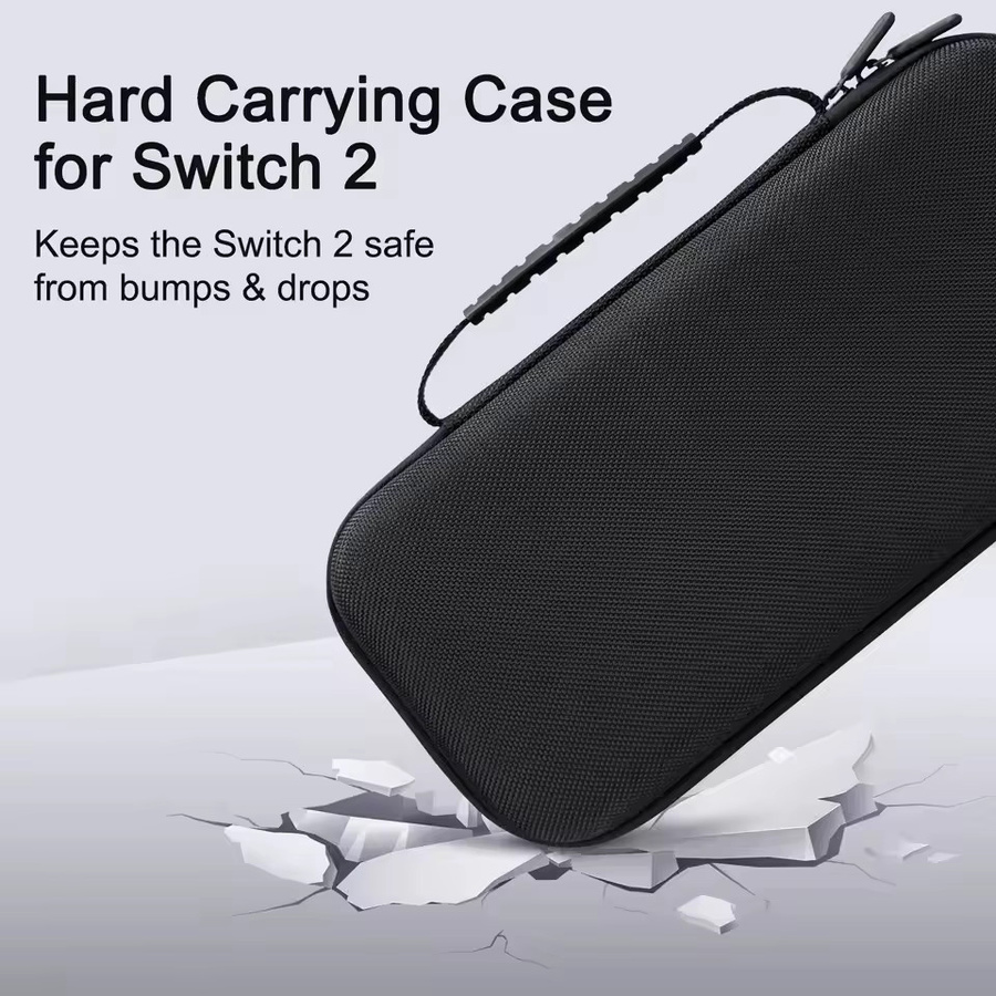 YOOPEO Gamepad-Box Tragetasche für Nintendo Switch 2 Controller in Schwarz mit Platz für 10 Spielkarten - Bild 3
