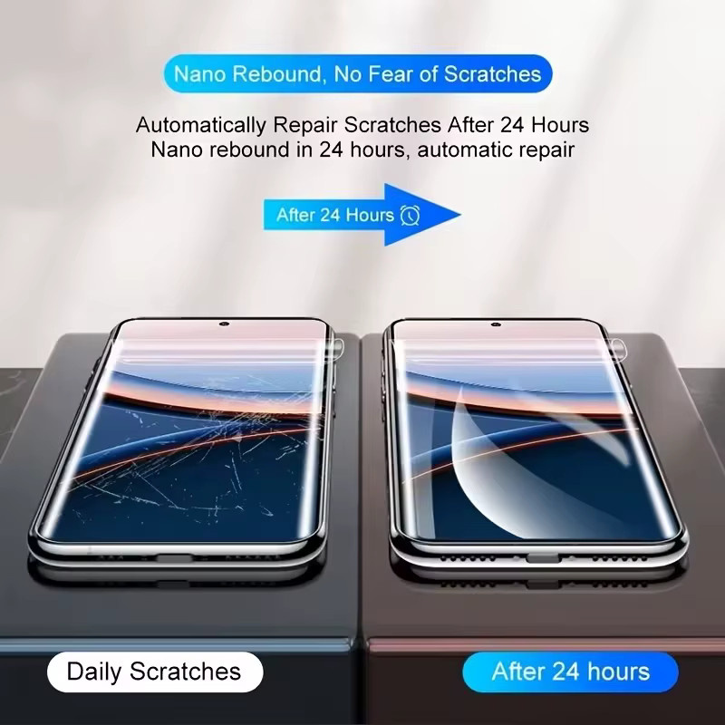 4 Stück Hydrogel-Displayschutzfolie für Xiaomi Poco C71 C85 Mi 11i F7 F8 Ultra X3 NFC X4 GT M4 X5 X6 X7Pro M5 M5s, transparent - Bild 3