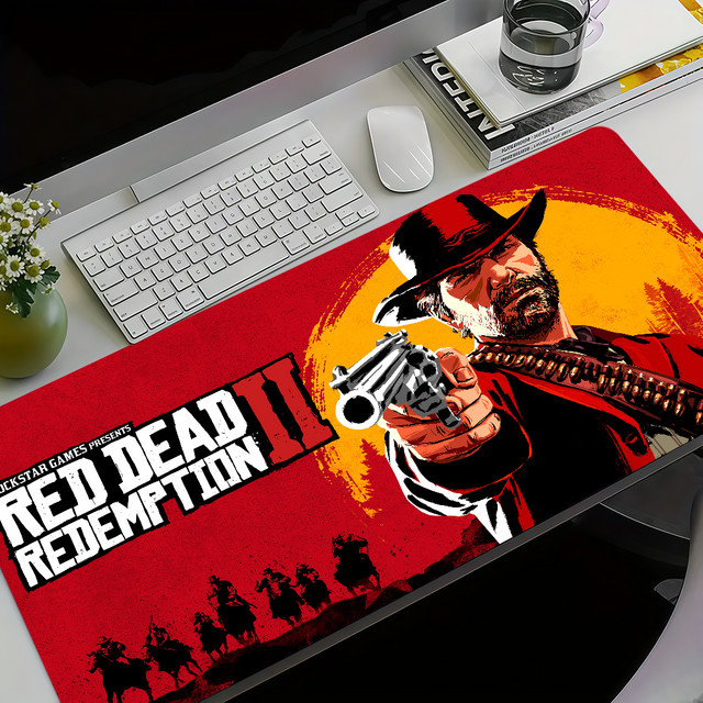 Lockedge Red Dead Redemption 2 Gaming Mauspad rutschfest und verdickt für Büro und Studium - Bild 1