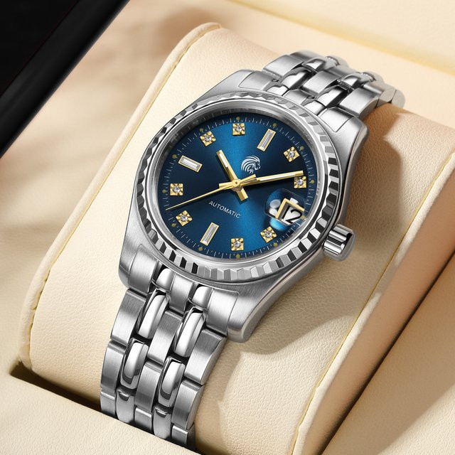 Vostok Amphibia Armbanduhr, Automatik, Edelstahl, Saphirglas, Blau, Herren - Bild 1