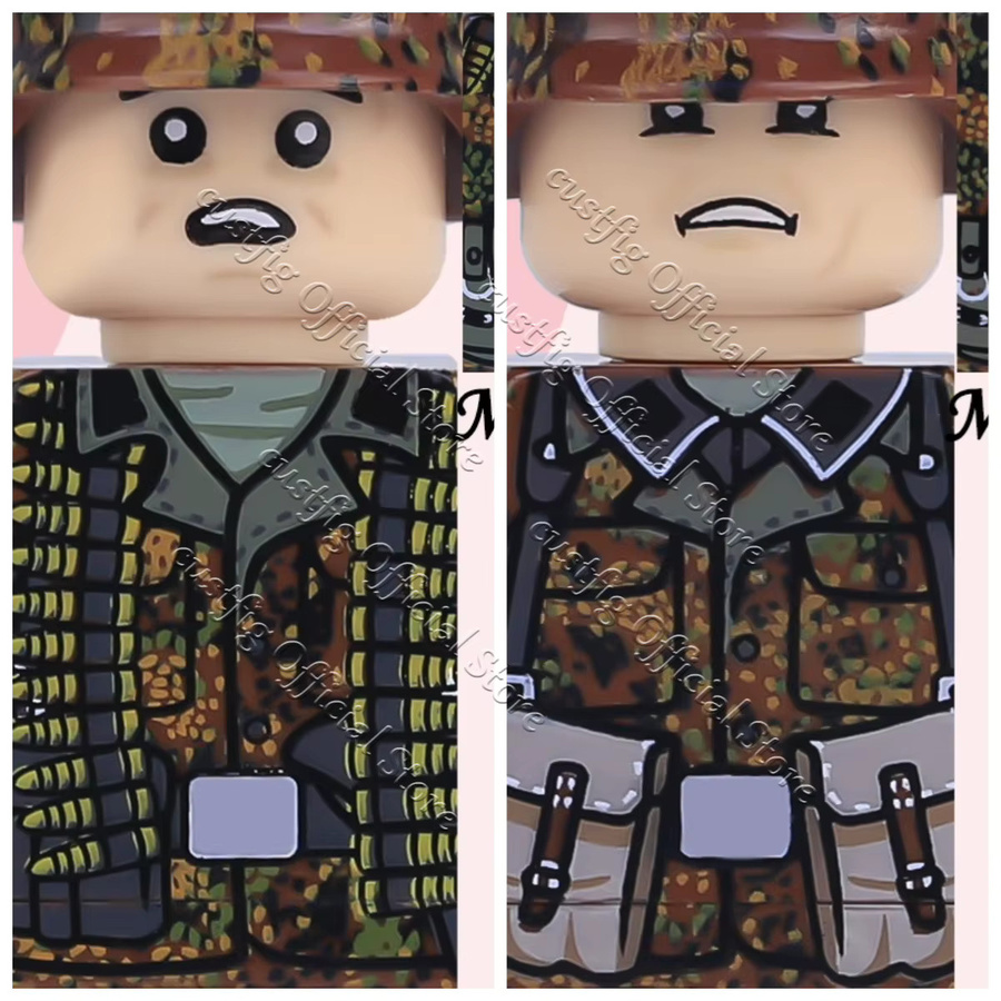 MOC Militär Armee Soldaten Figuren, Bausteine Zubehör, ab 3 Jahre - Bild 6