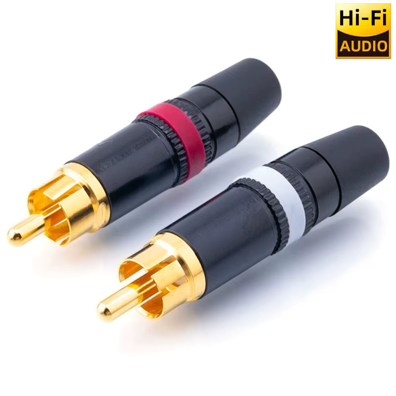 Mogami 2549 RCA zu RCA Audio Kabel mit vergoldeten REAN Steckern in Schwarz für HIFI Verstärker DAC Mixer und Lautsprecher - Bild 3