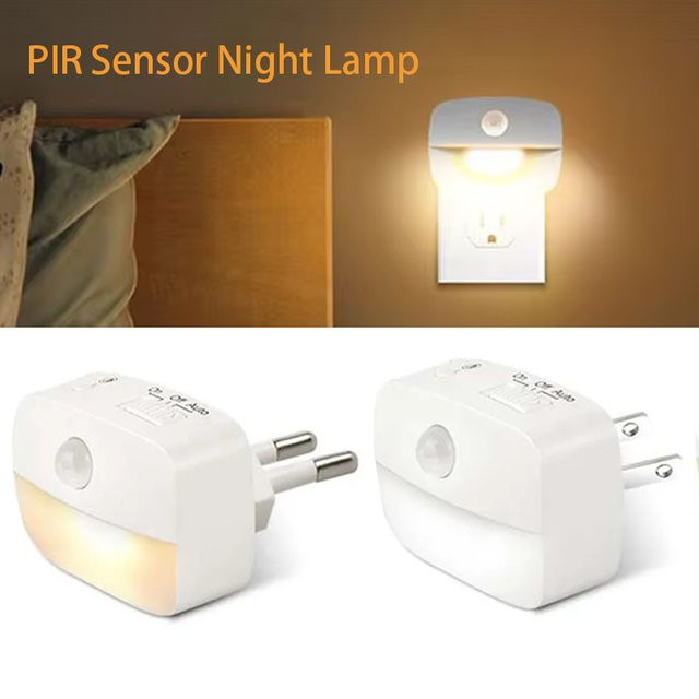 GGBEE LED-Nachtlicht mit Bewegungssensor in Weiß für Schlafzimmer, Flur, Treppe und WC - Bild 1