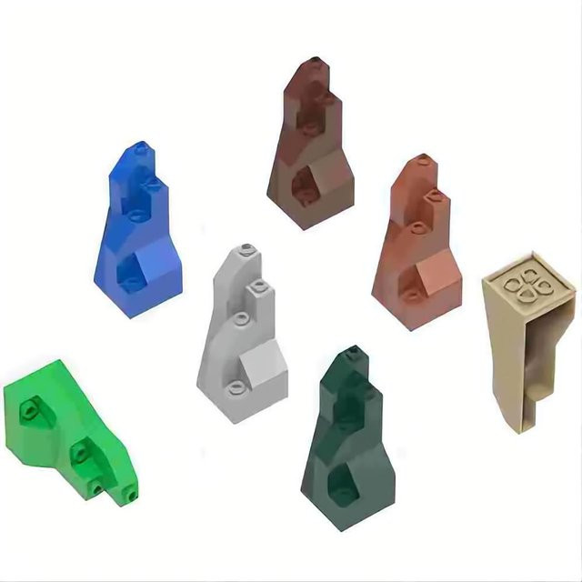 SixBricks MOC 48487 Spezielle Felsen Bausteine Kit, 10-teiliges Set - Bild 1