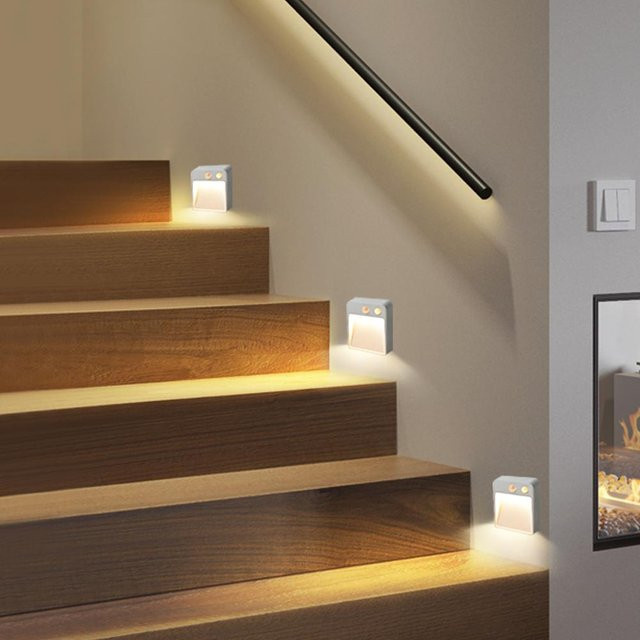 MALITAI LED Nachtlicht mit Bewegungssensor und Dual-Induktion, magnetische drahtlose Wandlampe in Weiß, warmweiß - Bild 1