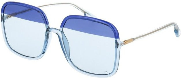 Dior Sostellaire1 Sonnenbrille, quadratisch, Vollrand, blau, Unisex - Bild 1
