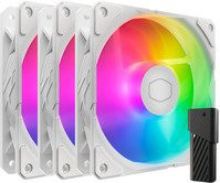 Cooler Master SickleFlow Edge 120 ARGB White Edition Gehäuselüfter Weiß B/H/T: 120 x 25 x 120 mm - Bild 1