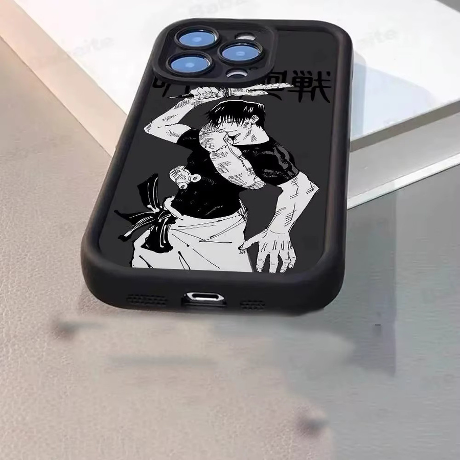 Jujutsu Kaisen Fushiguro Handyhülle aus TPU für Apple iPhone Modelle in Schwarz - Bild 4