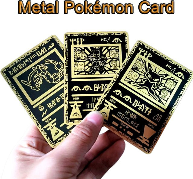 Potdemiel Ancient Mew Promo, Sammelkarten, Metall, Schwarz, Ägypten - Bild 1