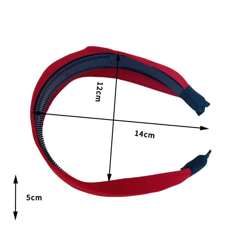 Haarband Damen, einfarbig, breiter Rand - Bild 6