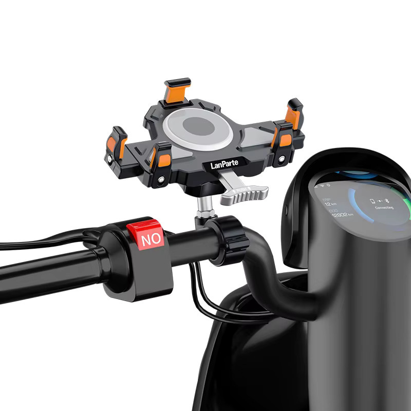 Lanparte Secure Lock Handyhalterung für den Fahrradlenker aus Metall in Schwarz - Bild 4