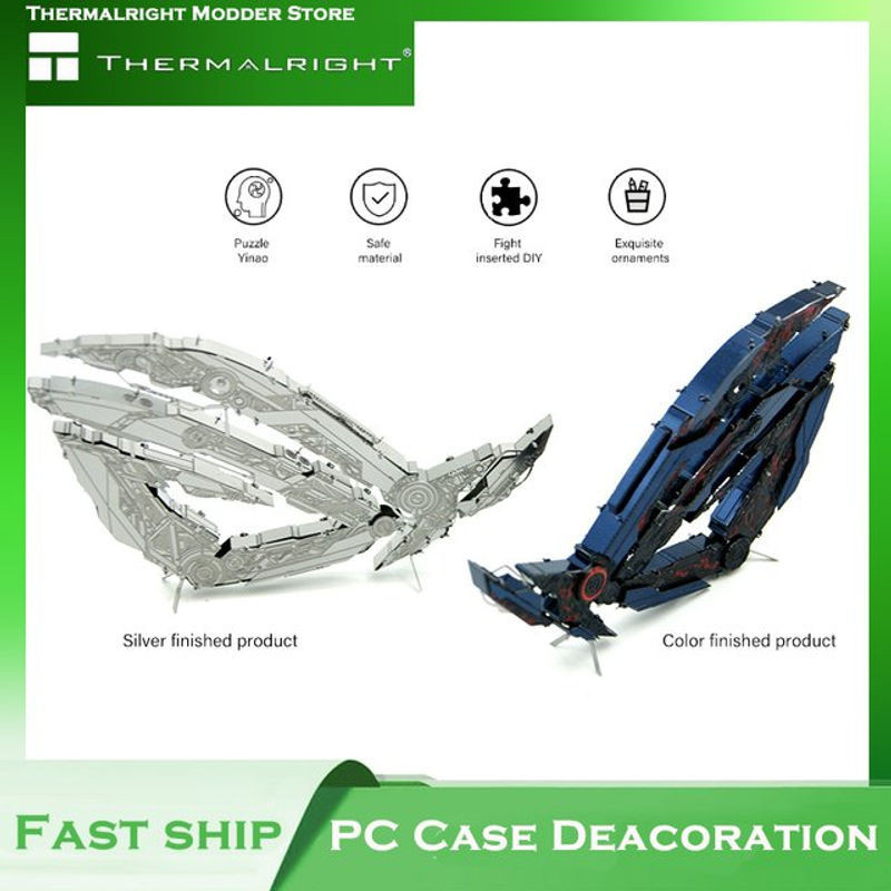 ROG Metall-Mechanisches 3D-Puzzle Freeze Mod Abstrakt Silber als DIY-Modellbau-Ornament - Bild 1