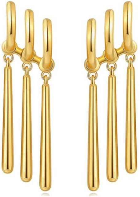 Mellowew Ohrringe, Kupfer, Gold, Unisex - Bild 1