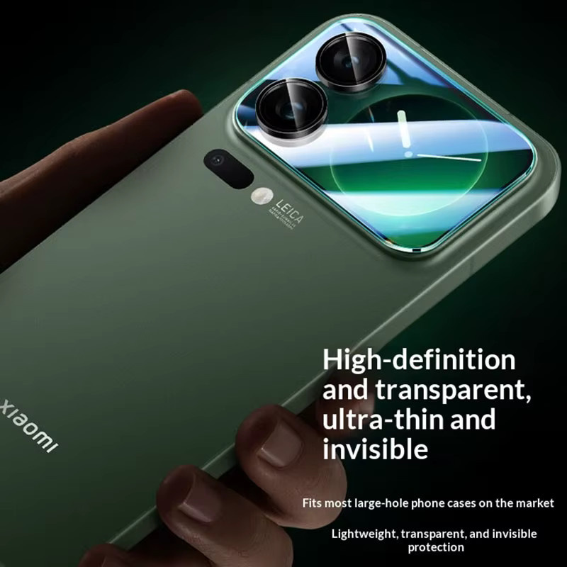 Xiaomi 17 Pro und Xiaomi 17 Pro Max Kamera Objektiv Schutz aus gehärtetem Glas, Transparent - Bild 4