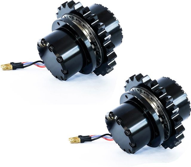 TOUCAN RC HOBBY Planet Gear Metallantriebsradmotor, Schwarz - Bild 1