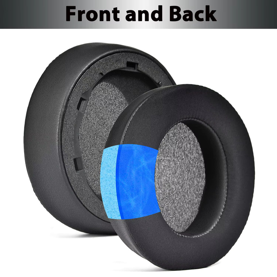 Anker Soundcore Life Q30 und Q35 Ersatz-Ohrpolster mit Kühlgel und Eisseidenstoff in Schwarz - Bild 4